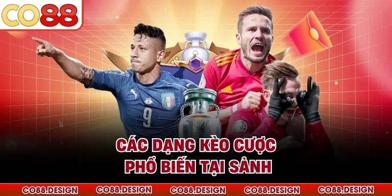 Thể Thao 3 Các dạng kèo cược phổ biến tại sảnh